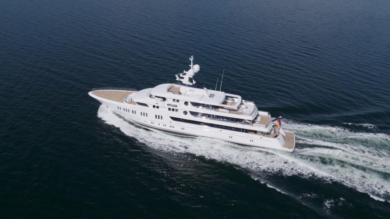Lürssen Yacht Aurora Seatrial - BestDestination.TV